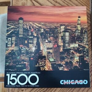 Chicago Skyline at night - Springbok by Hallmark 1500 Piece Puzzle